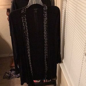 One piece dressy tunic with sequins